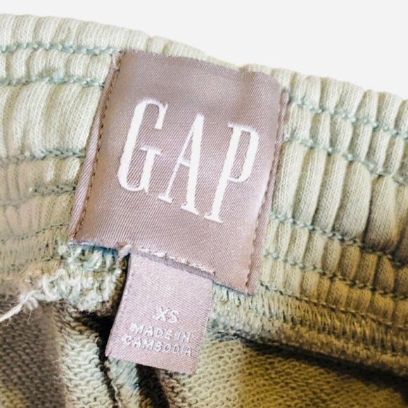 GAP Sage Green French Terry Knit Athletic Shorts - unisex sz xs - Picture 3 of 5